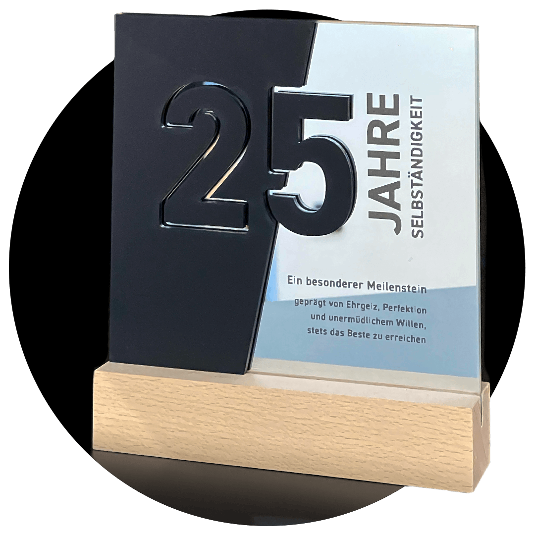 25 Jahre Erfahrung Preis